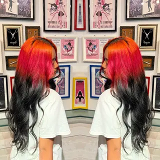 ロング カラー レイヤー/ボブ/ ミニボブ/AOIのヘアスタイル