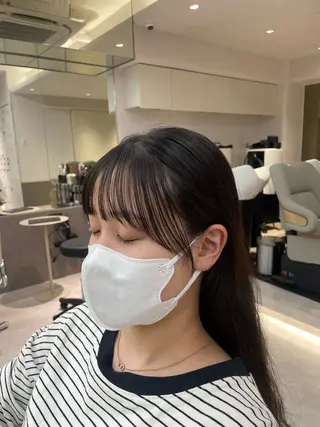 セミロング mitbytreeセンター北所属・透明感カラー/ カット🎀あつこ🎀のヘアスタイル