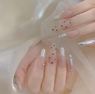 ネイル ETERNA Nail 銀座店【パラジェル/フィルイン/チップ長さだし/マグネット/ニュアンス】所属・ア カリのネイルデザイン