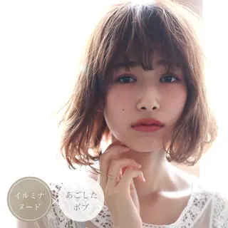 ショート カラー アンブレラカラー💫 フェイスフレーミングのヘアスタイル