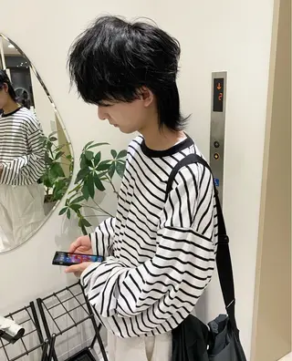 ショート men'ssalon Zina天神所属・✨髪質改善/顔周りカ ット/縮毛矯正✨三隅のヘアスタイル