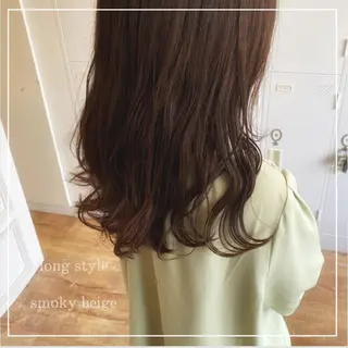 ロング カラー 💛Frameなんば /村田百花のヘアスタイル