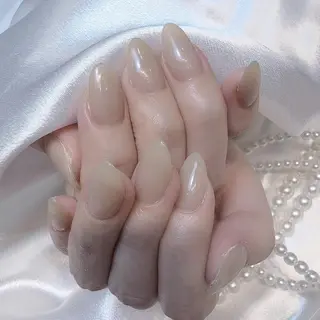 ネイル RAFFINE 月🦋🩵のネイルデザイン