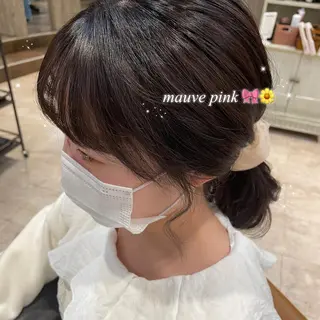ミディアム 𝙢𝙞𝙮𝙪🎀 girly hairのヘアスタイル
