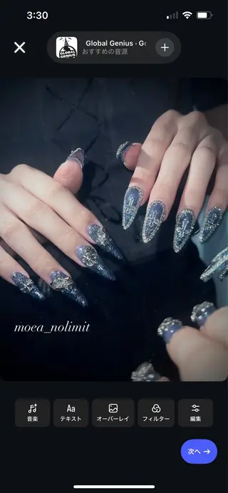 ネイル NOLIMIT moeaのネイルデザイン