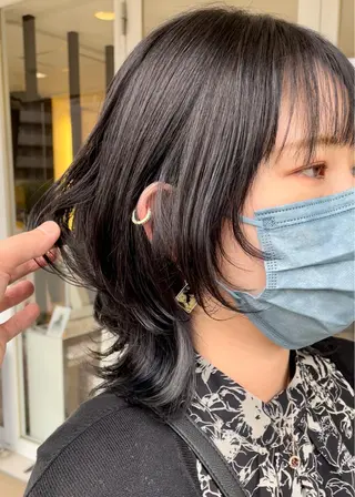 ミディアム 武田 清久のヘアスタイル