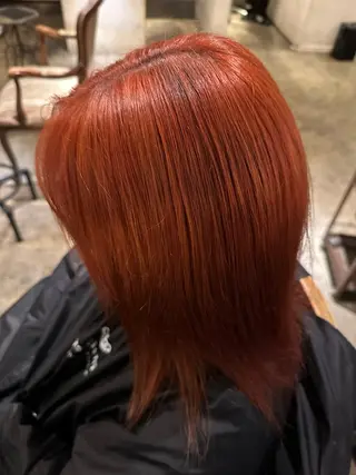 ミディアム カラー Scintiller鹿児島中央駅店所属・弱酸性施術 🎀白石莉菜🎀のヘアスタイル