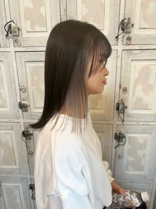 ミディアム 中村潤菜 /ボブヘアのヘアスタイル