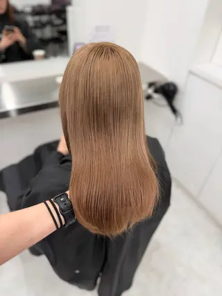 カラー 透ける透明感カラー 🤍anju🎀のヘアスタイル