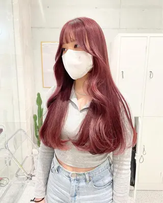 ロング カラー 透明感カラー🪡🤍 nanao🤍🪡のヘアスタイル