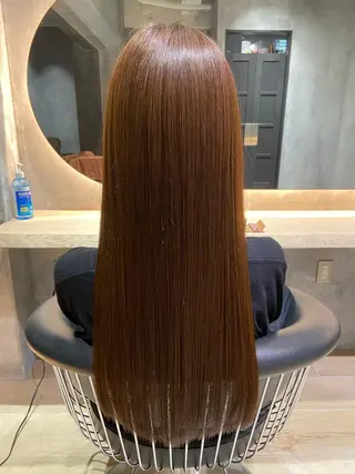 ロング ツバサ 髪質改善のヘアスタイル