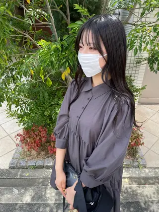 ロング 亀川蓮 Agu hairのヘアスタイル