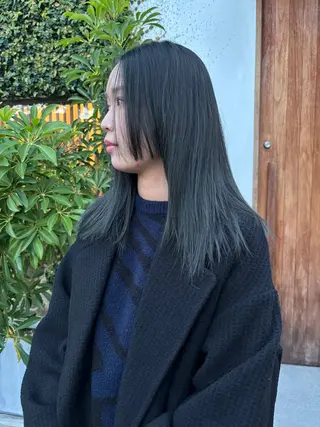 ミディアム カラー Chiho / 梅田 / ボブ/ パーマのヘアスタイル