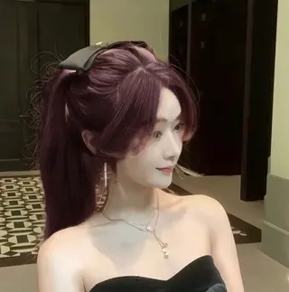 ロング カラー ヘアアレンジ 🫧‪🎀うる艶暖色 🏹Nanako🎀のヘアスタイル