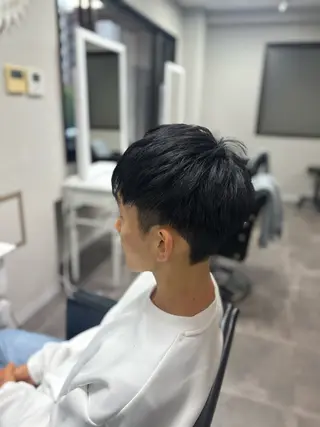 ショート メンズ アンククロス横浜関内店所属・ブリーチカラーカット /miinaのヘアスタイル