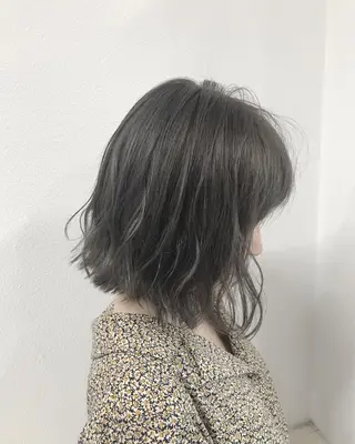 ミディアム カラー GiseL天神カラー 髪質改善/ブリーチのヘアスタイル