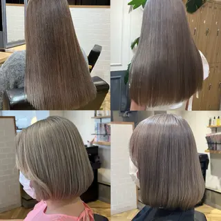 ロング カラー 艶カラー/韓国顔周り 🎀mamiのヘアスタイル