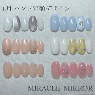 ネイル ミラクルミラー 町野のネイルデザイン