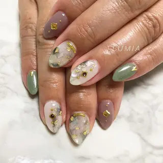 ネイル nail&eyelash Rine所属・Rine 放出 (リネ)のネイルデザイン