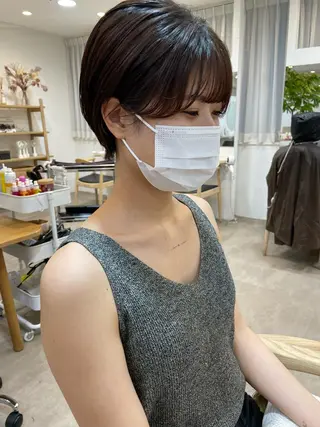 ショート 大迫 江梨のヘアスタイル