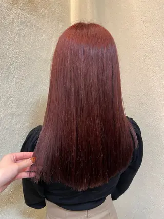 セミロング 大庭 萌瑚のヘアスタイル