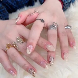 ミディアム 💜MIYA nail川崎店のネイルデザイン