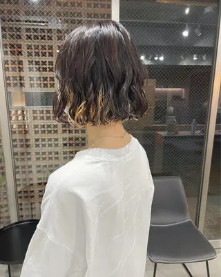 パーマ ボブパーマコテ巻き風 パーマNo1深江秀平のヘアスタイル