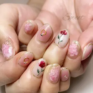 ネイル sweet 仲野陽子のネイルデザイン