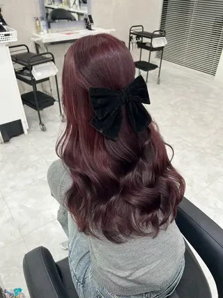 セミロング 艶カラー美髪縮毛矯正 /髪質改善✨️ユウキのヘアスタイル