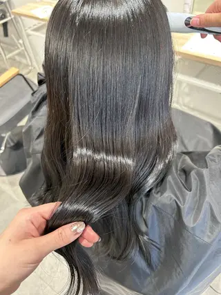 ロング カラー 冬っぽカラー/ マツエク/ゆきなのマツエク・マツパデザイン