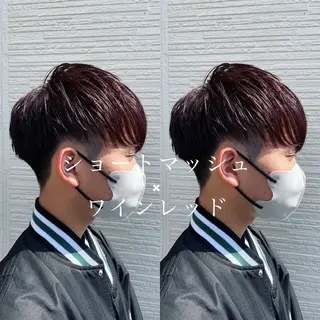 カラー メンズ 仙台/メンズ/ フェザー/リョウのヘアスタイル