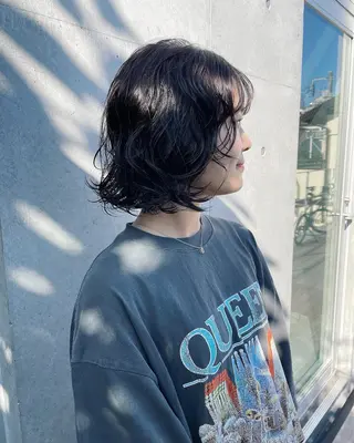 パーマ 佐伯 和佳のヘアスタイル