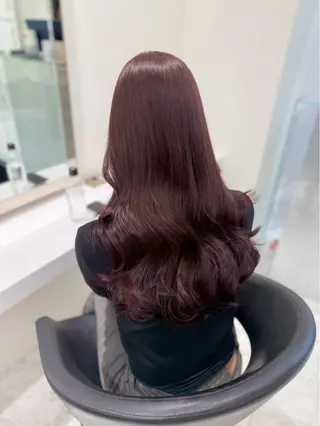 ロング カラー ハイトーンカラー💞 くるみ🎀のヘアスタイル