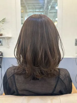 ミディアム 🩵透明感/高発色 /難波/北原佑記🌸のヘアスタイル