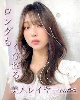 ロング カラー SALOWIN吉祥寺suite店所属・似合わせレイヤー 🇰🇷荒木洋文のヘアスタイル