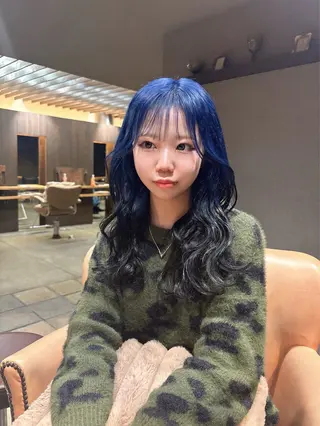 ロング カラー 朝斗/ブリーチなし ・Wカラー・エクステのヘアスタイル