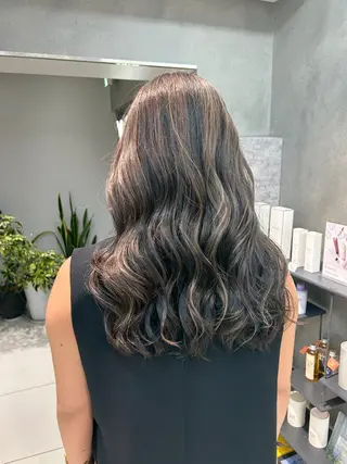 ロング レイヤー×ツヤカラー 渋谷/kougaのヘアスタイル