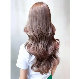 ロング カラー パーマ ヘアアレンジ ITbyALBUM 浦和店のヘアスタイル