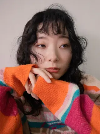 ロング パーマ VanCouncil 千種所属・大竹 穂香のヘアスタイル