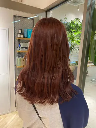 ロング カラー ベージュ/アレンジ /横浜/杉本千夏のヘアスタイル