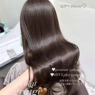 セミロング カラー モテ韓国ヘア/ レイヤー🤍RIKAのヘアスタイル