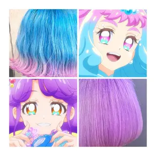 ショート カラー GARU-ガル-所属・TSUNO🦖 派手髪/オタク美容師のヘアスタイル