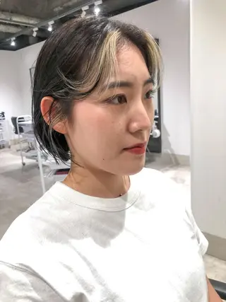 ミディアム カラー センスをお届けします 大谷将生INFPのヘアスタイル