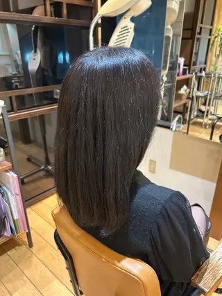 セミロング カラー Himeka 🌷レディースカットのヘアスタイル