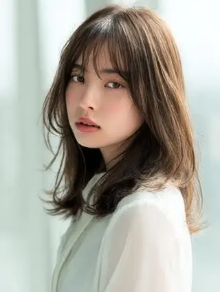 セミロング 生艶髪＆レイヤー🔔 渋谷お薦めNo.1✨のヘアスタイル