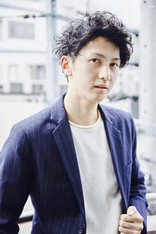 ショート パーマ 艶カラー/フェイス レイヤー/たむのヘアスタイル