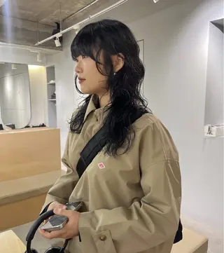 セミロング パーマ MARU レイヤー/パーマのヘアスタイル