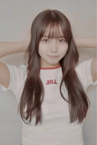 ロング カラー 髪質改善✨艶髪✨ レイヤーカット 田畑のヘアスタイル