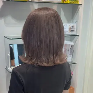 ミディアム カラー aura所属・CONAN｜盛岡ボブ 特化/タッセルボブのヘアスタイル