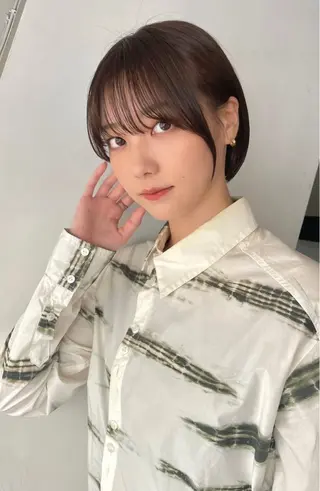 ショート 縮毛矯正 宮本晃成のヘアスタイル